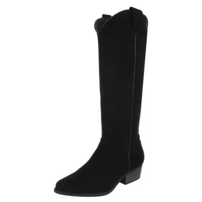 Cowboy & biker boots for women in black
