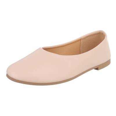 Klassische Ballerinas für Damen in Beige