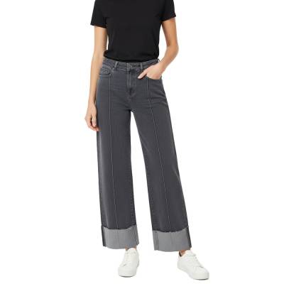Relaxed fit jeans for women in gray