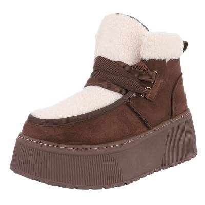 Snowboots für Damen in Braun und Beige