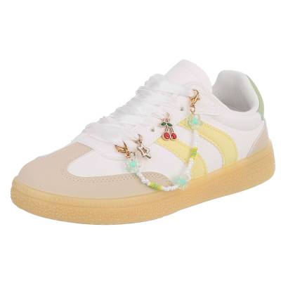 Sneakers Low für Damen in Weiß und Gelb