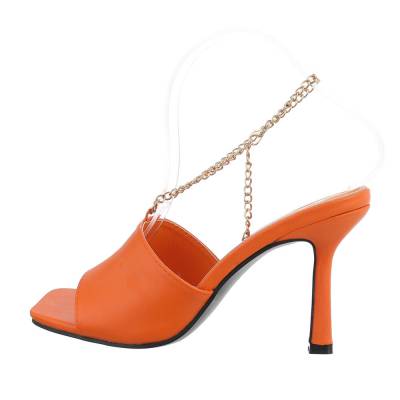 High Heel Sandaletten für Damen in Orange