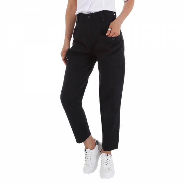Chinos for women in black