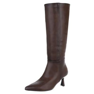 Klassische Stiefel für Damen in Braun