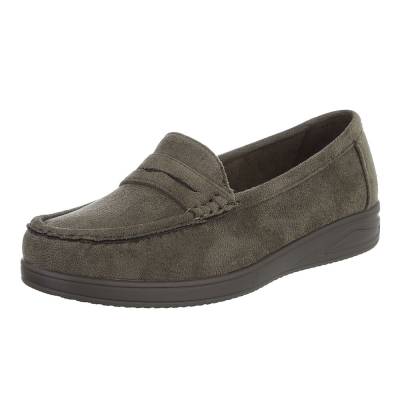 Loafers for women in olive