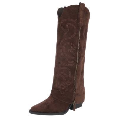 Western- & Bikerstiefel für Damen in Braun