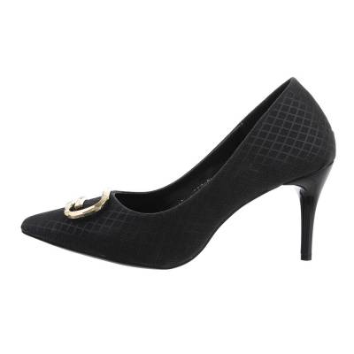 High heel pumps for women in black