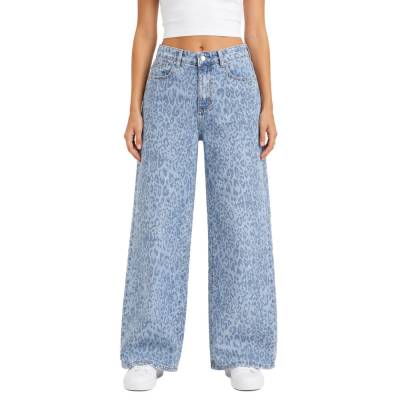 Relaxed fit jeans for women in blue