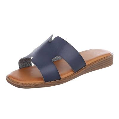 Mules for women in teal