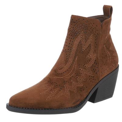 Western- & Bikerboots für Damen in Braun