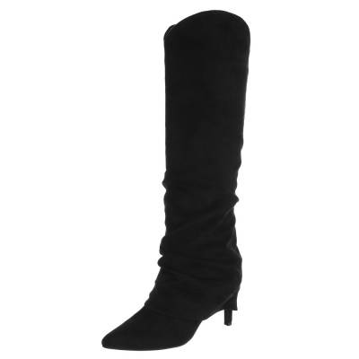 Heeled boots for women in black