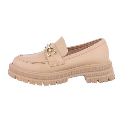 Loafers for women in light-brown