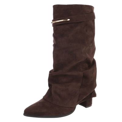Cowboy & biker boots for women in brown