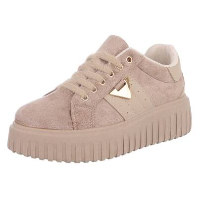 Sneakers Low für Damen in Hellbraun