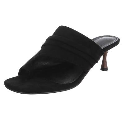 Zehentrenner für Damen in Schwarz