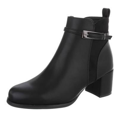 Klassische Stiefeletten für Damen in Schwarz