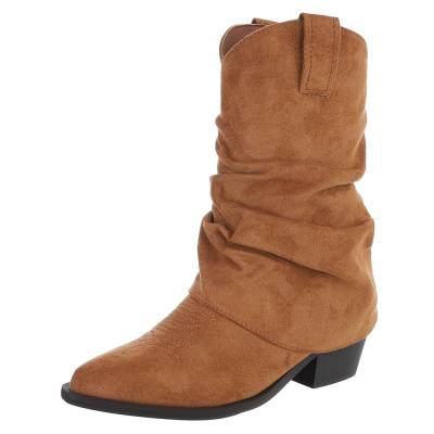Western- & Bikerboots für Damen in Camel