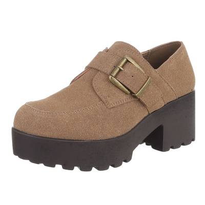 Loafers for women in light-brown