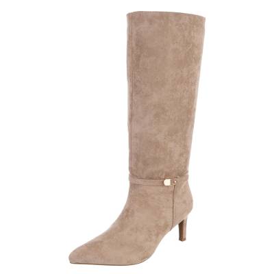 Classic boots for women in light-brown