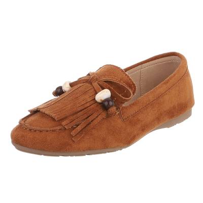 Slipper für Damen in Camel