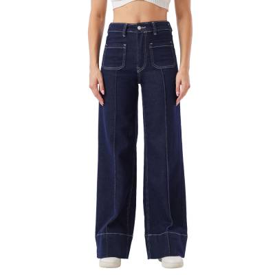 Relaxed Fit Jeans für Damen in Dunkelblau