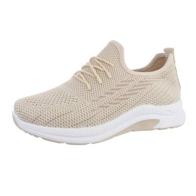 Sneakers Low für Damen in Beige und Weiß