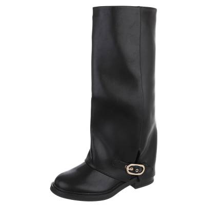 Cowboy & biker boots for women in black