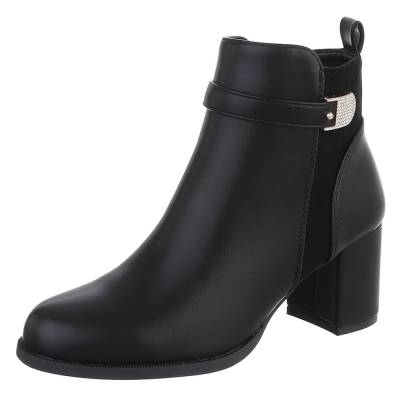 Klassische Stiefeletten für Damen in Schwarz