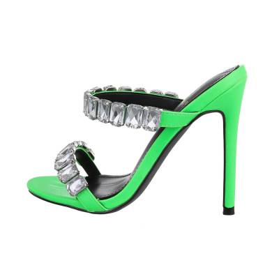 High Heel Sandaletten für Damen in Grün