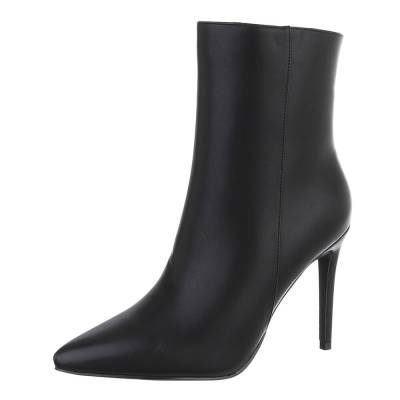 High-Heel Stiefeletten für Damen in Schwarz