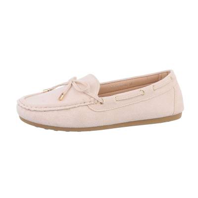 Mokassins für Damen in Beige