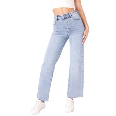 Relaxed fit jeans for women in blue