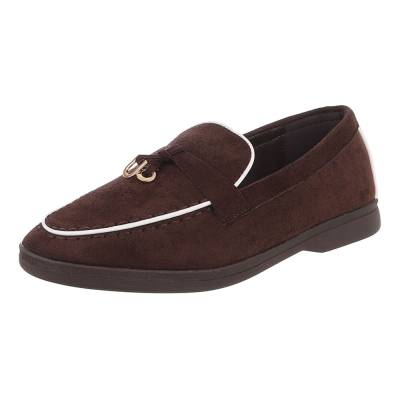 Loafers for women in brown