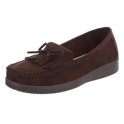 Loafers for women in brown