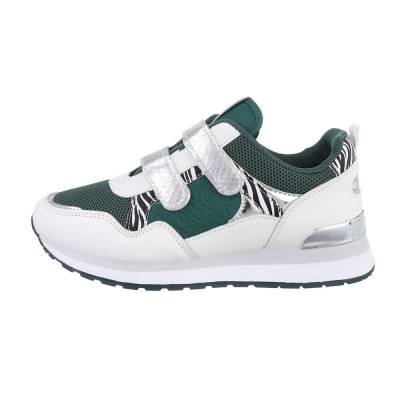 Sneakers Low für Damen in Grün und Weiß