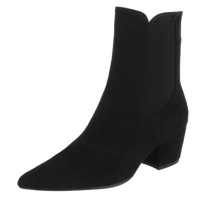 Klassische Stiefeletten für Damen in Schwarz