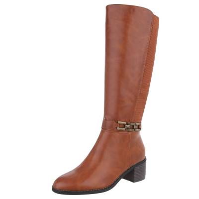 Klassische Stiefel für Damen in Camel