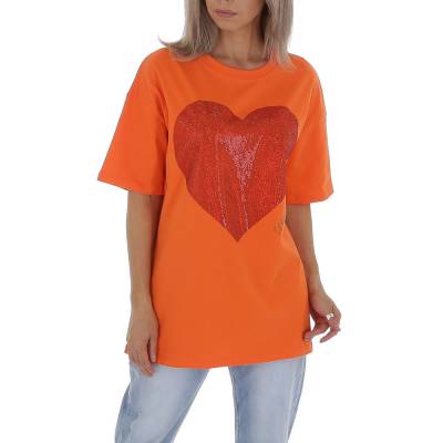 T-Shirt für Damen in Orange