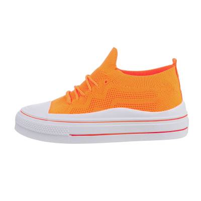 Sneakers Low für Damen in Orange und Weiß
