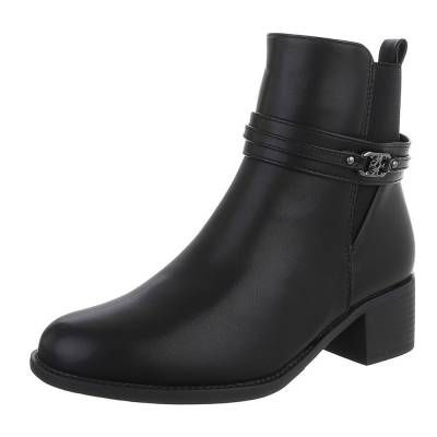 Klassische Stiefeletten für Damen in Schwarz