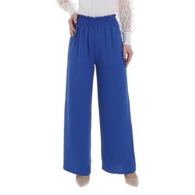 Cloth trouser for women in blue