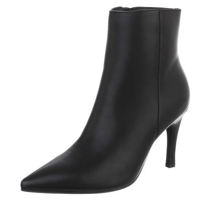 High-Heel Stiefeletten für Damen in Schwarz