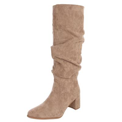 Classic boots for women in light-brown