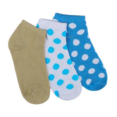 12 Paar Damen Socken Blau Multi
