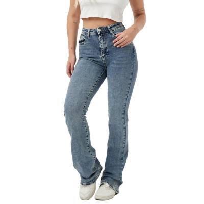 High waist jeans for women in blue