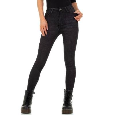 High Waist Jeans für Damen in Schwarz