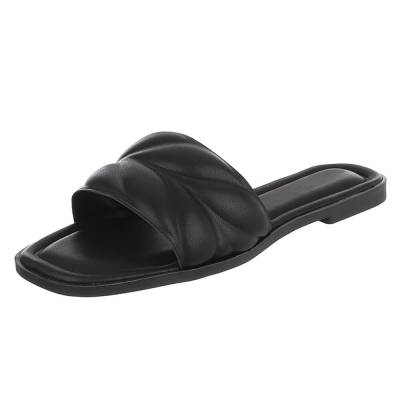 Mules for women in black