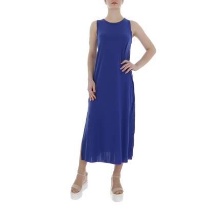 Stretch dress for women in blue
