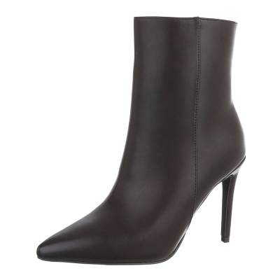 High-Heel Stiefeletten für Damen in Braun