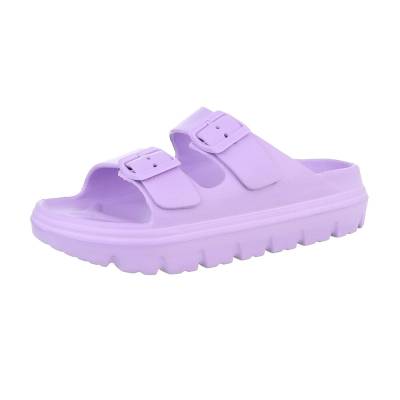 Platform sandals for women in purple